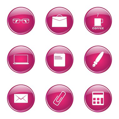 Office iş Icon set