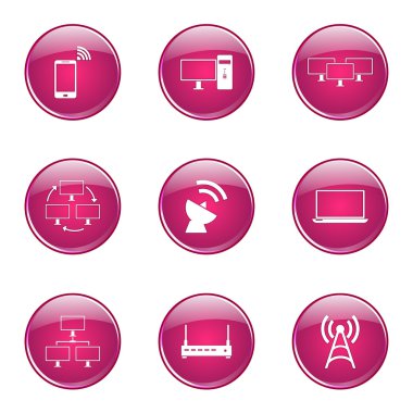 Telekom iletişim Icon set