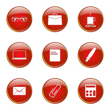 Office iş Icon set