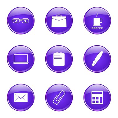 Office iş Icon set
