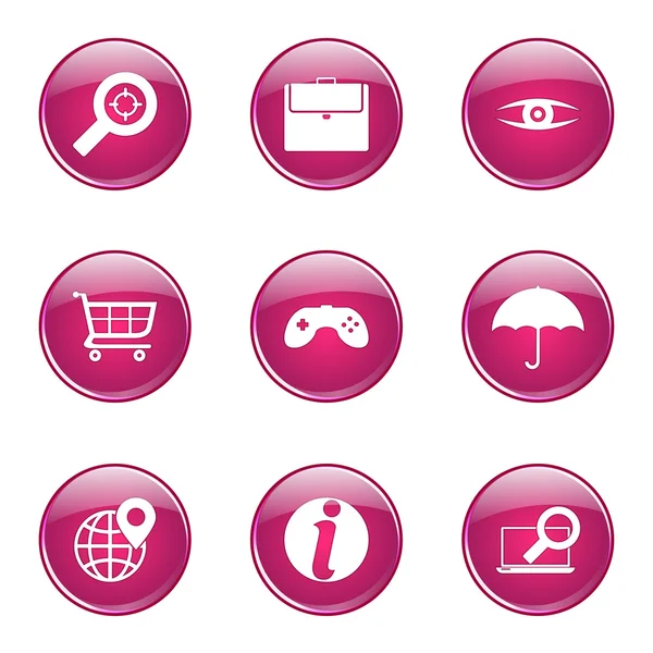 SEO internet işareti Icon set