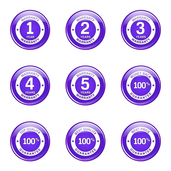 garanti garanti mühür Icon set