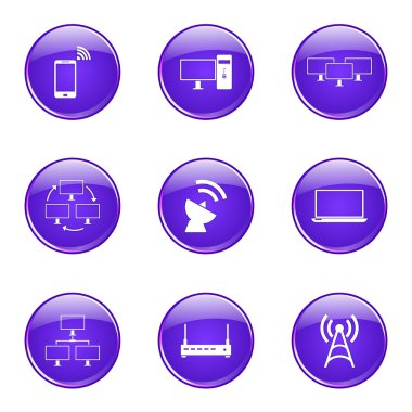 Telekom iletişim Icon set