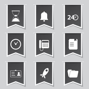 zaman süresi Icon set