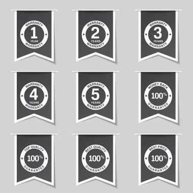 garanti garanti mühür Icon set