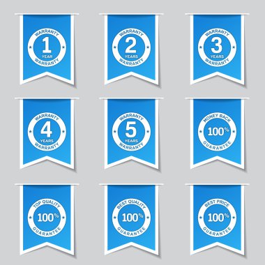 garanti garanti mühür Icon set