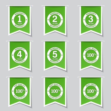 garanti garanti mühür Icon set