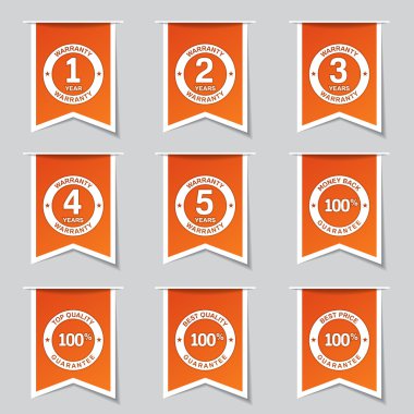 garanti garanti mühür Icon set