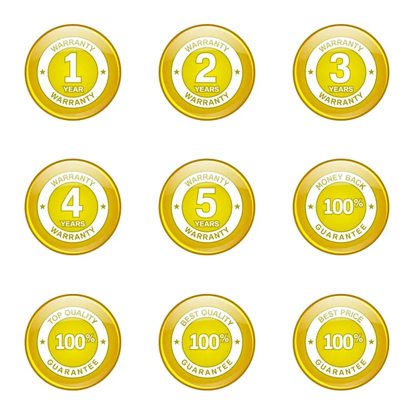 garanti garanti mühür Icon set