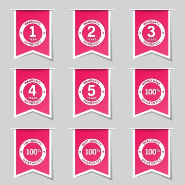 garanti garanti mühür Icon set