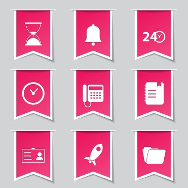 zaman süresi Icon set