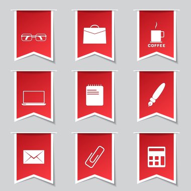 Office iş Icon set