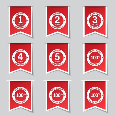 garanti garanti mühür Icon set