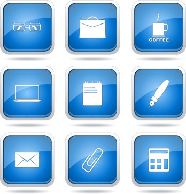 Office iş Icon set