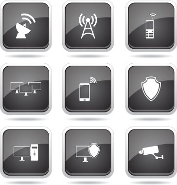 Telekom iletişim Icon set