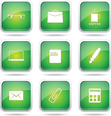 Office iş Icon set