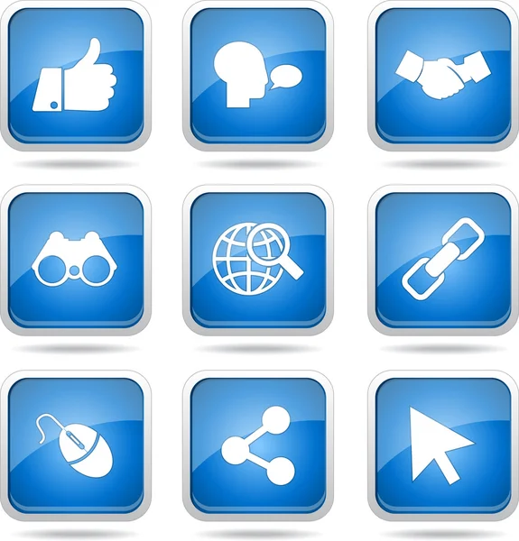 Sosyal Internet simge seti