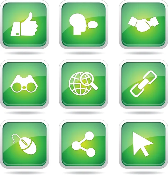 Sosyal Internet simge seti