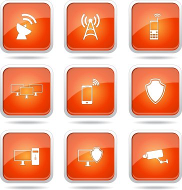 Telekom iletişim Icon set