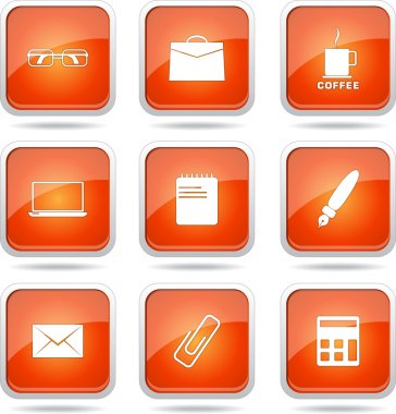 Office iş Icon set