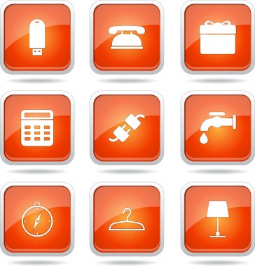 ev aletleri Icon set