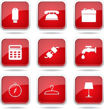 ev aletleri Icon set