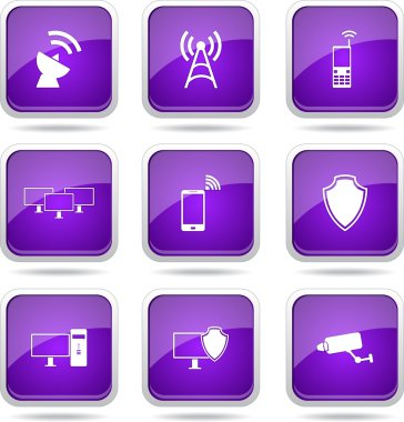 Telekom iletişim Icon set
