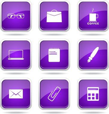 Office iş Icon set