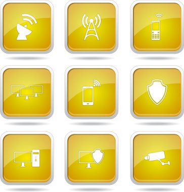 Telekom iletişim Icon set