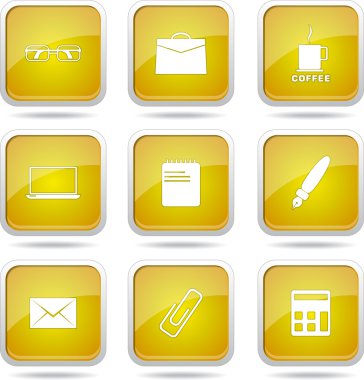 Office iş Icon set