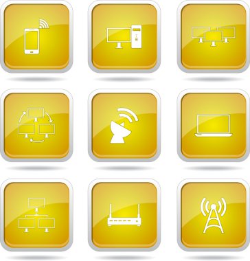 Telekom iletişim Icon set