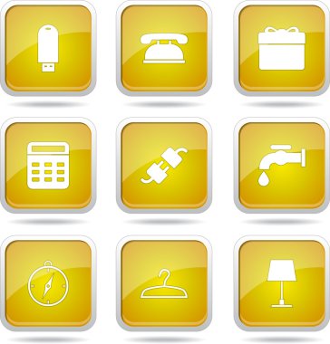 ev aletleri Icon set