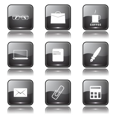 Office iş Icon set