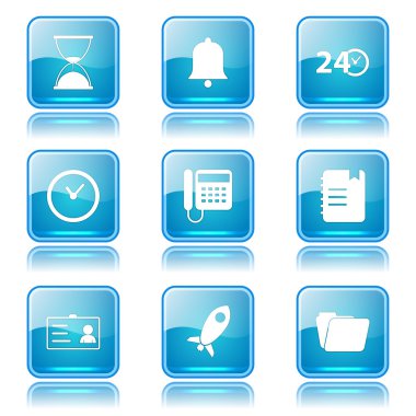 zaman süresi Icon set