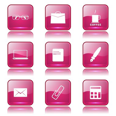 Office iş Icon set