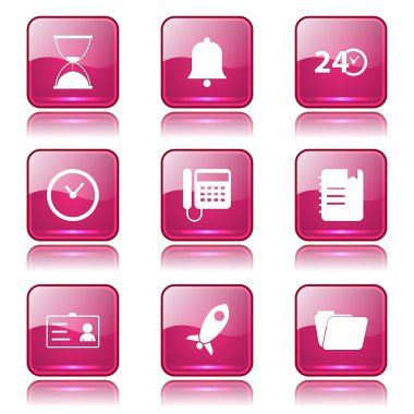 zaman süresi Icon set