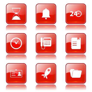 zaman süresi Icon set