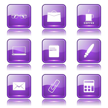 Office iş Icon set