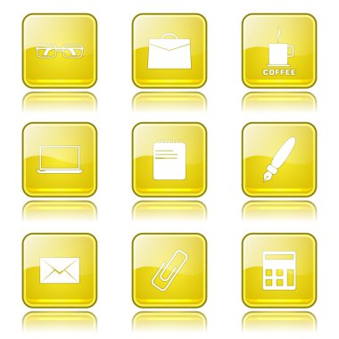 Office iş Icon set