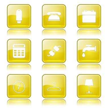 ev aletleri Icon set