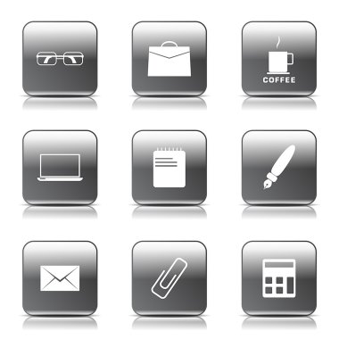 Office iş Icon set
