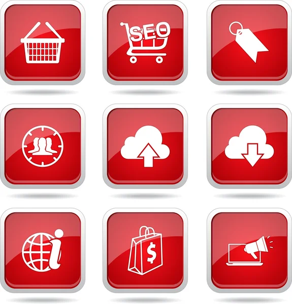 SEO internet işareti Icon set