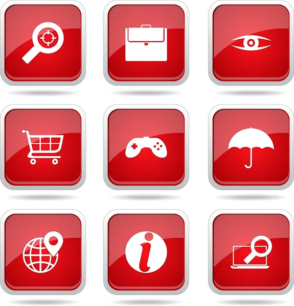 SEO internet işareti Icon set