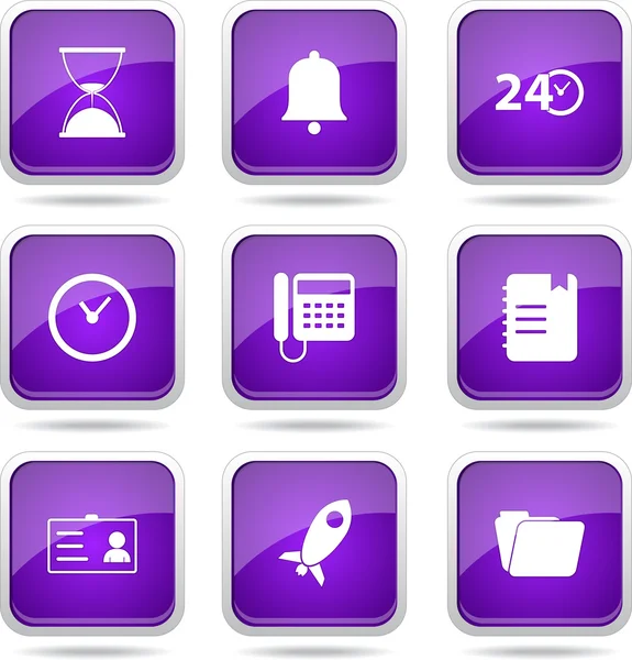 zaman süresi Icon set