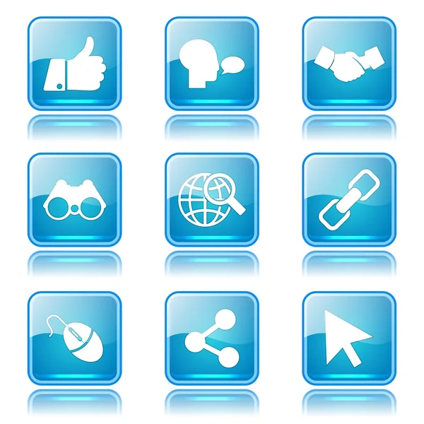 Sosyal Internet simge seti