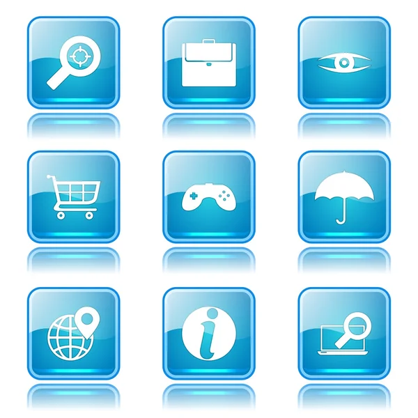 SEO internet işareti Icon set