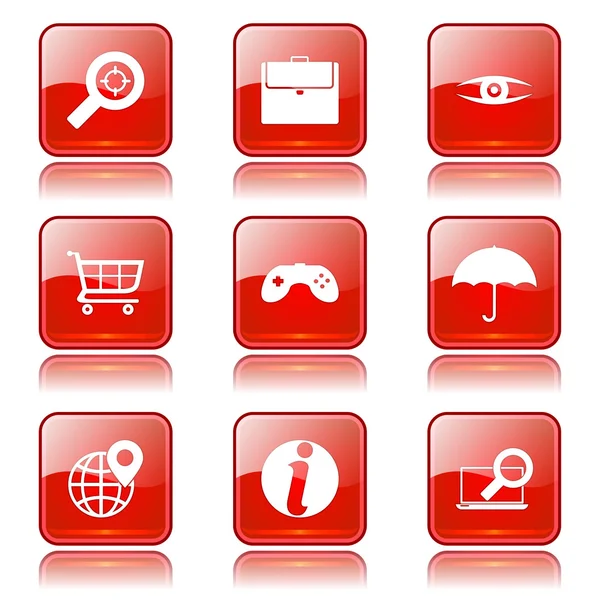 SEO internet işareti Icon set