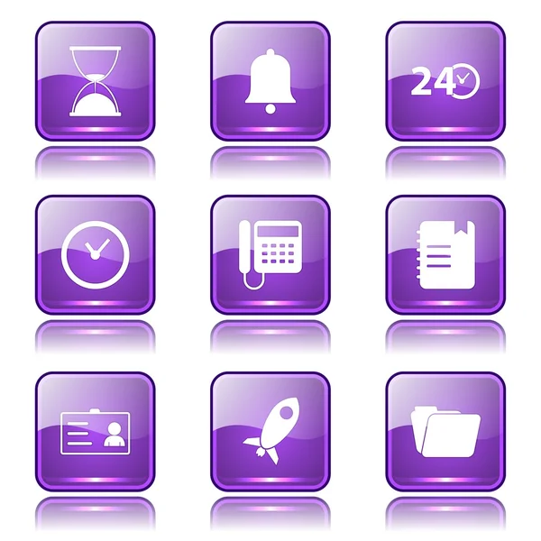 zaman süresi Icon set