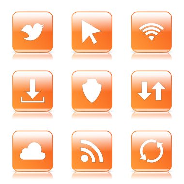 Web internet Sosyal Icon set