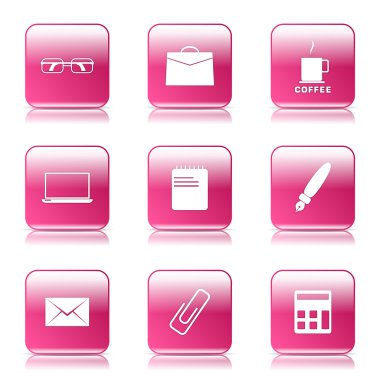 Office iş Icon set